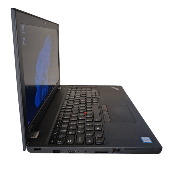 Lenovo ThinkPad T560 | 15,6″ | I5 | 8GB | 256GB SSD | Grade B - Vist fra venstre side