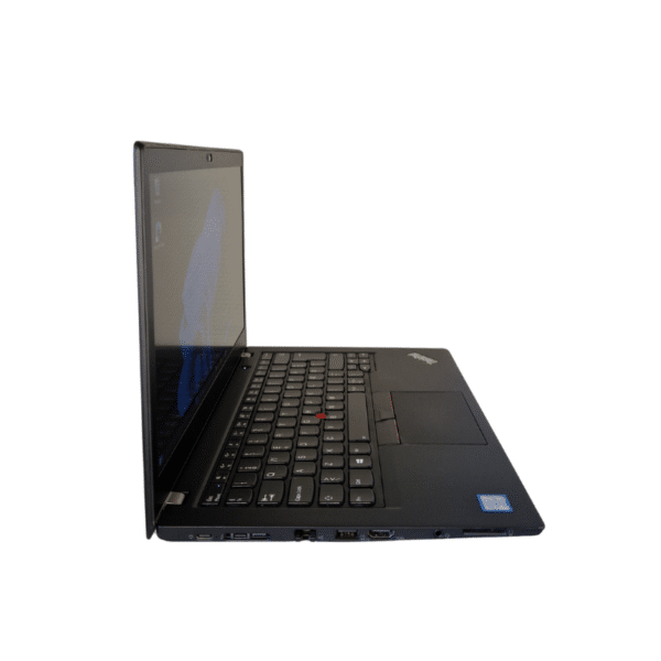 Lenovo ThinkPad T480s | 14,1″ FHD | I5 | 16GB | 256GB SSD | Grade A - vist fra venstre side