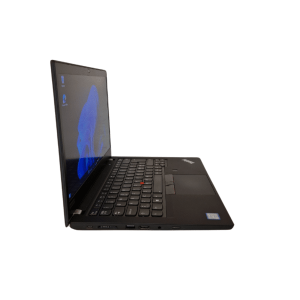 Lenovo ThinkPad T490 | 14,1″ FHD | I5 | 16GB | 256GB SSD | Grade A - set fra venstre side