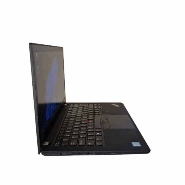 Lenovo ThinkPad T490 | 14,1″ FHD | I7 | 16GB | 256GB SSD | Grade C - vist fra venstre side