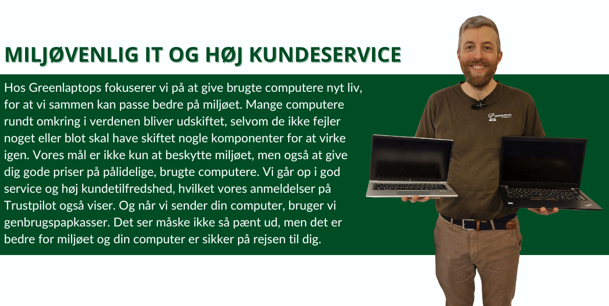 Visionen bag Greenlaptops: Miljømenlig IT og høj kundeservice