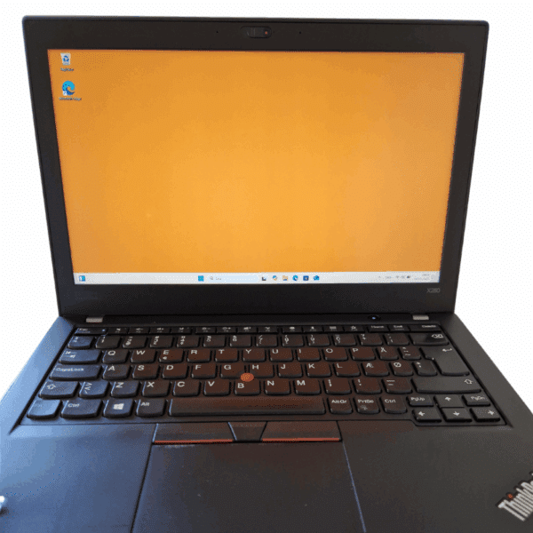 Lenovo ThinkPad X280 | 12,5″ | Touch Skærm | i5 | 8GB | 256GB SSD | Grade C - vist med blindspot