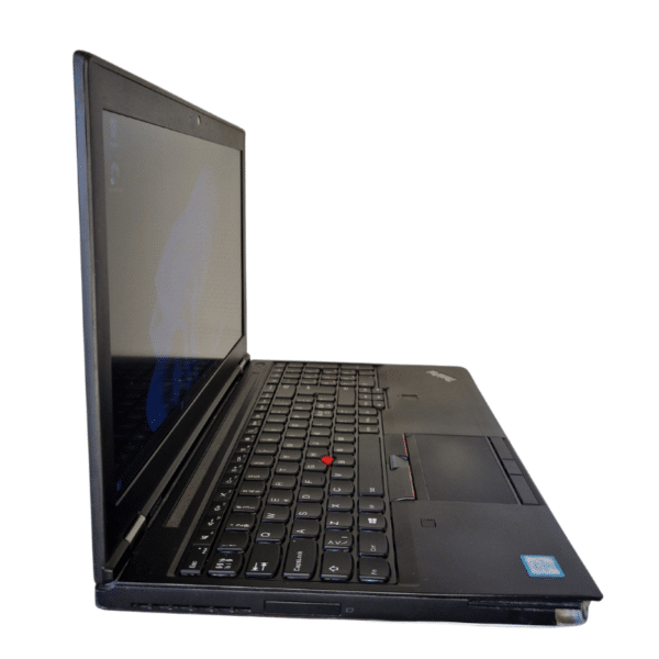 Lenovo Thinkpad P50 | 15,6″ | M1000M 4GB | I7 | 32GB | 512GB SSD | Grade C - vist fra venstre side