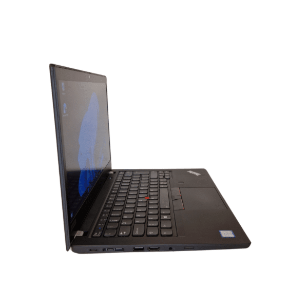 Lenovo ThinkPad T490 | 14,1″ FHD | Touch | I5 | 16GB | 512GB SSD | Grade B - vist fra venstre side