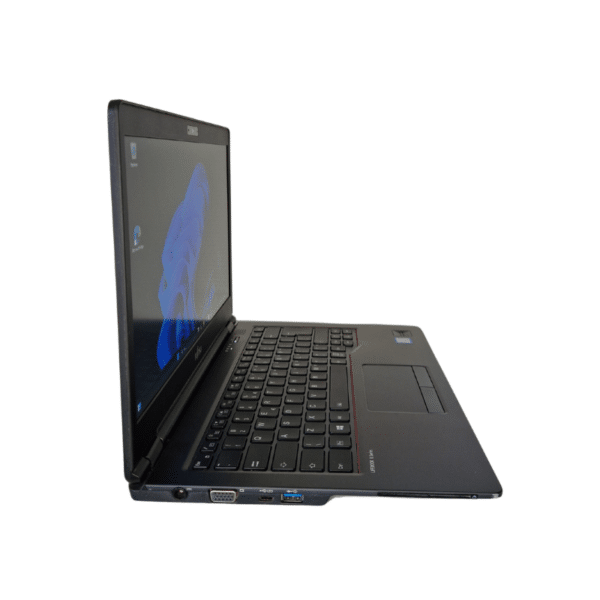 Fujitsu Lifebook U748 | 14,1″ FHD | I7 | 16GB | 512GB SSD | Grade C - vist fra venstre side