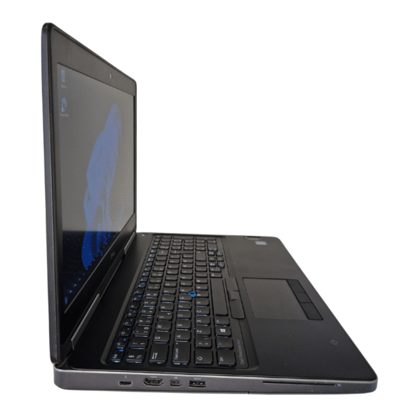 Dell Precision 7510 | 15,6″ | I7 | 32GB | 512GB SSD | Grade A - vist fra venstre side