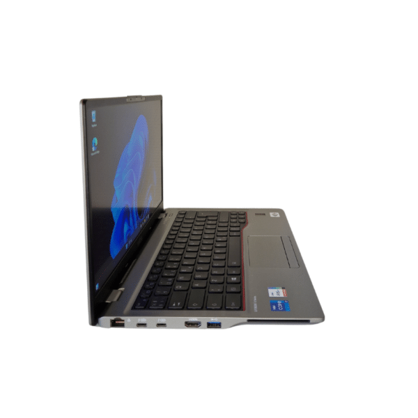 Fujitsu Lifebook U7411 | 14,1″ FHD | I7 | 64GB | 512GB SSD | Grade A - Vist fra venstre side