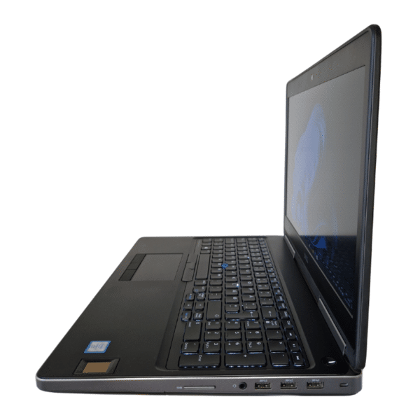 Dell Precision 7510 | 15,6″ | I7 | 32GB | 512GB SSD | Grade A - vist fra højre side