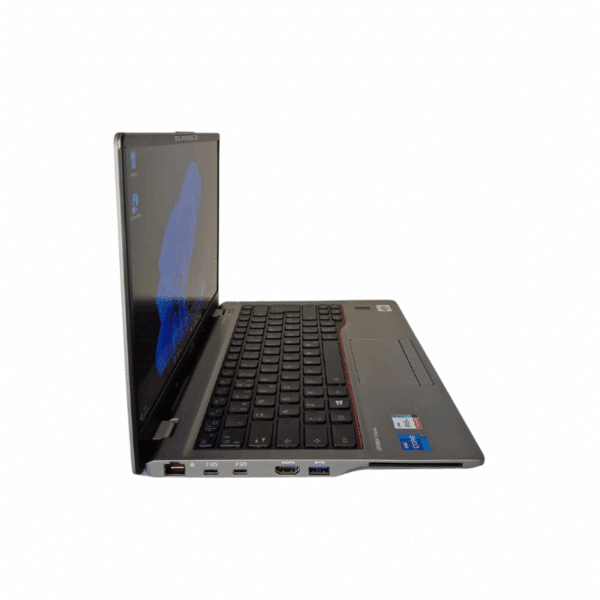 Fujitsu Lifebook U7411 | 14,1″ FHD | I7 | 16GB | 512GB SSD | Grade C - vist fra venstre side