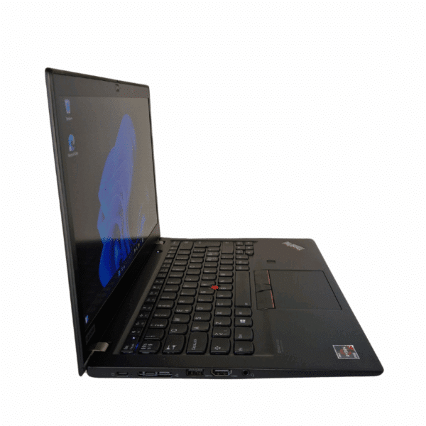 Lenovo ThinkPad T14s Gen 1 | 14,1″ FHD | Ryzen 7 Pro | 16GB | 256GB SSD | Brugt A - vist fra venstre side