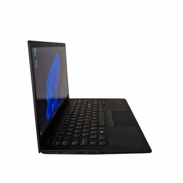 Lenovo ThinkPad X1 Carbon 8. Gen | 14,1″ FHD | I7 | 16GB | 512SSD | Grade B - vist fra venstre side