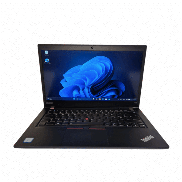 Lenovo ThinkPad T490 | 14,1″ FHD | I5 | 16GB | 256GB SSD | Grade C - vist forfra