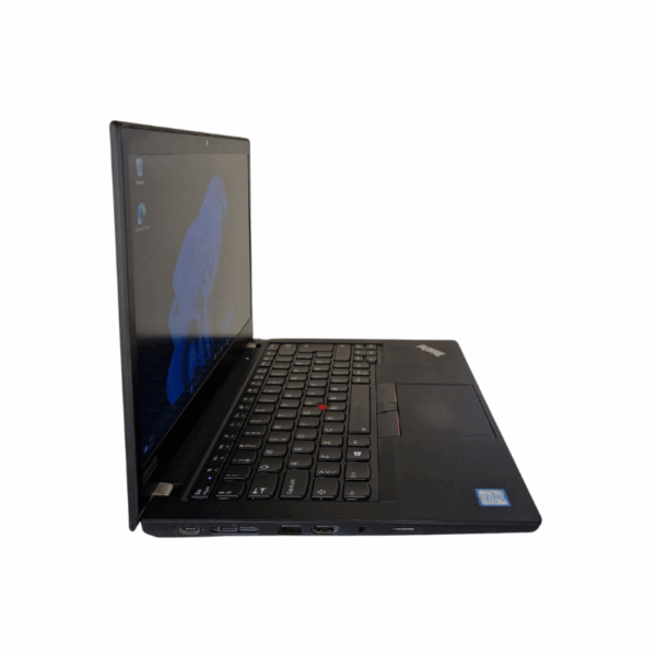 Lenovo ThinkPad T490 | 14,1″ FHD | I5 | 16GB | 256GB SSD | Grade C - vist fra venstre side