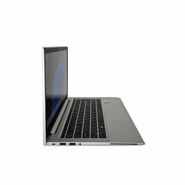HP EliteBook 830 G7 | 13,3″ | Touch | i5 | 16GB | 512GB SSD | Brugt A - vist fra venstre side