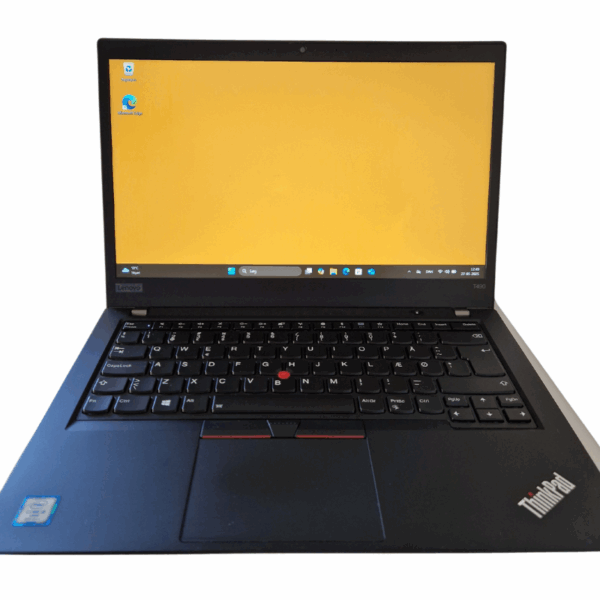 Lenovo ThinkPad T490 | 14,1″ FHD | I5 | 16GB | 256GB SSD | Grade C - vist med blindspot